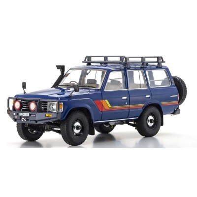 TOYOTA Land Cruiser 60 1980 Blue - 1/18 SCALE - KYOSHO 08956XBL